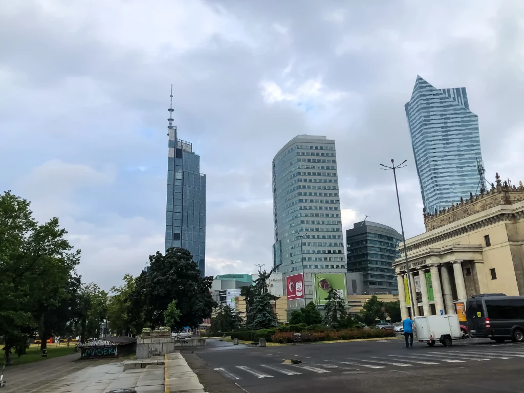Varso tower in Warsaw, Poland - the tallest building in the European Union